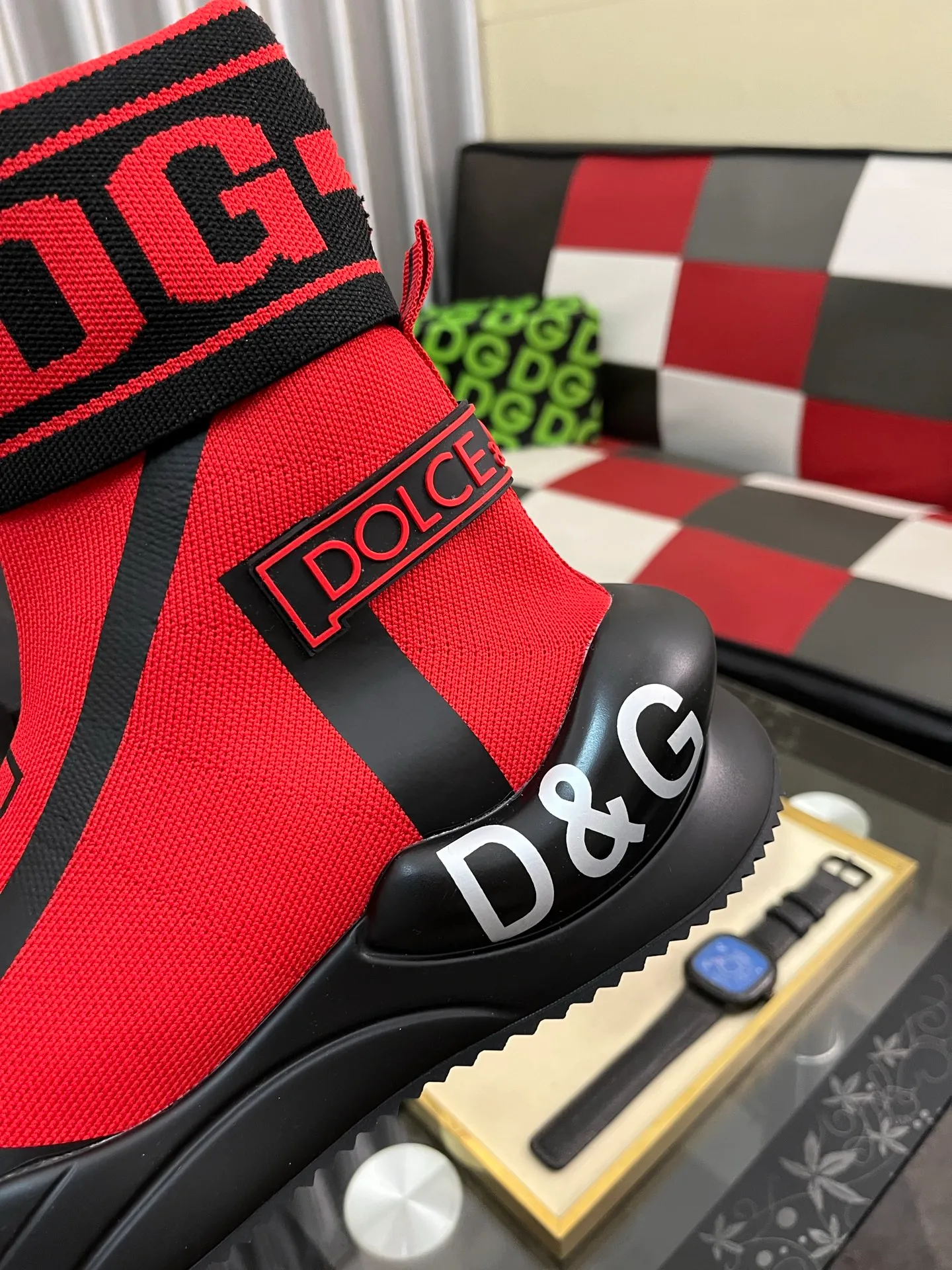 Men's men's shoes💰440⌚️⌚️【DG～】men's casual shoes 2022z cabinet simultaneous sale 🔶🔷🔜The upper is made of cowhide spliced fabric ➕Mesh lining, which is comfortable and breathable. The sole is: the original comfortable and wear-resistant outsole, ⚠️The real thing📱Photographed🎬The real thing is better📢📢📢Size: 35-46